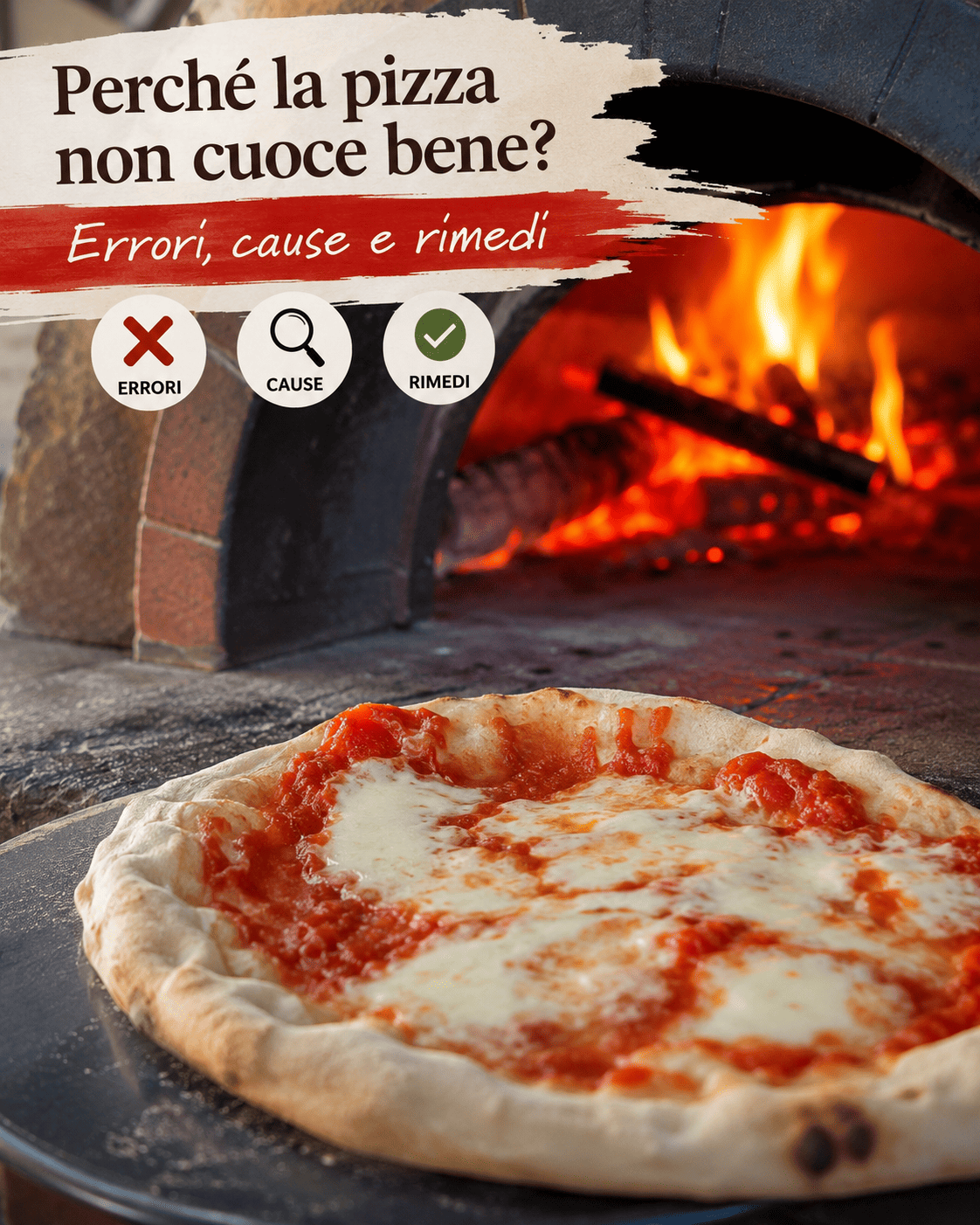 Perchè la pizza non cuoce bene errori cause e rimedi